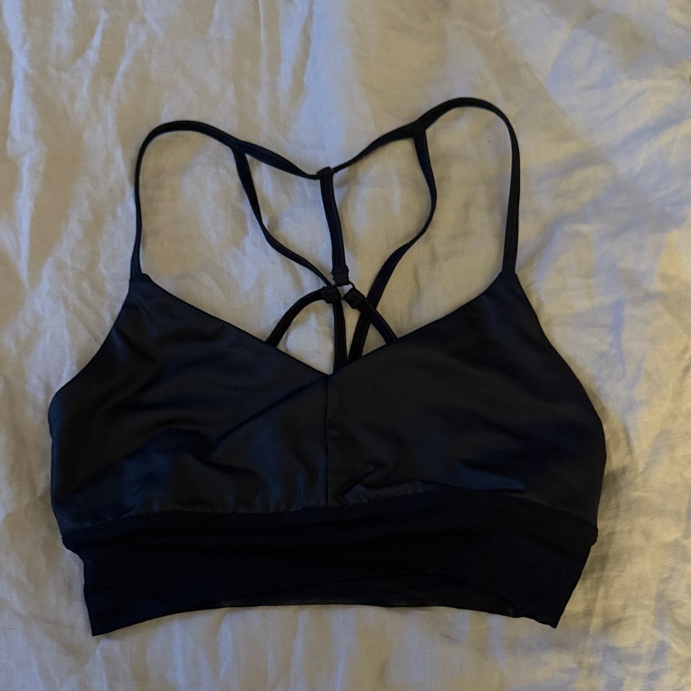 ALO Yoga Black Strappy Bralette